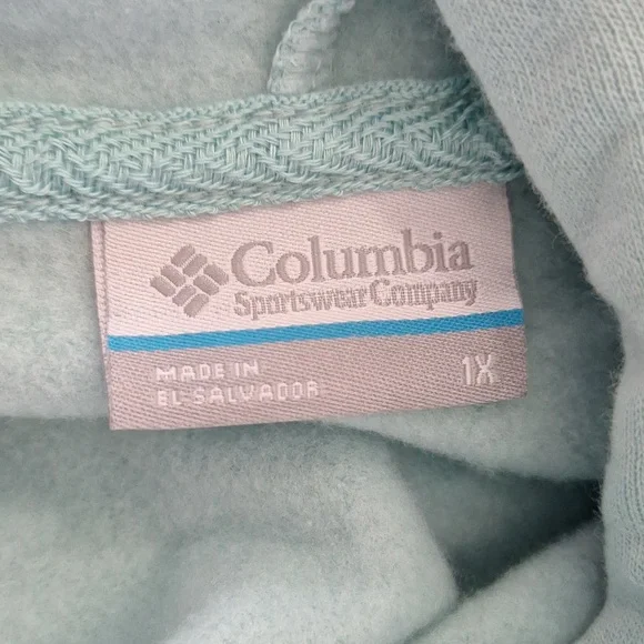 Columbia Trex Teal Pullover Hoodie - Picture 6 of 7